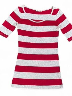 Y2K Energie Babydoll Striped Slim Fit Top
